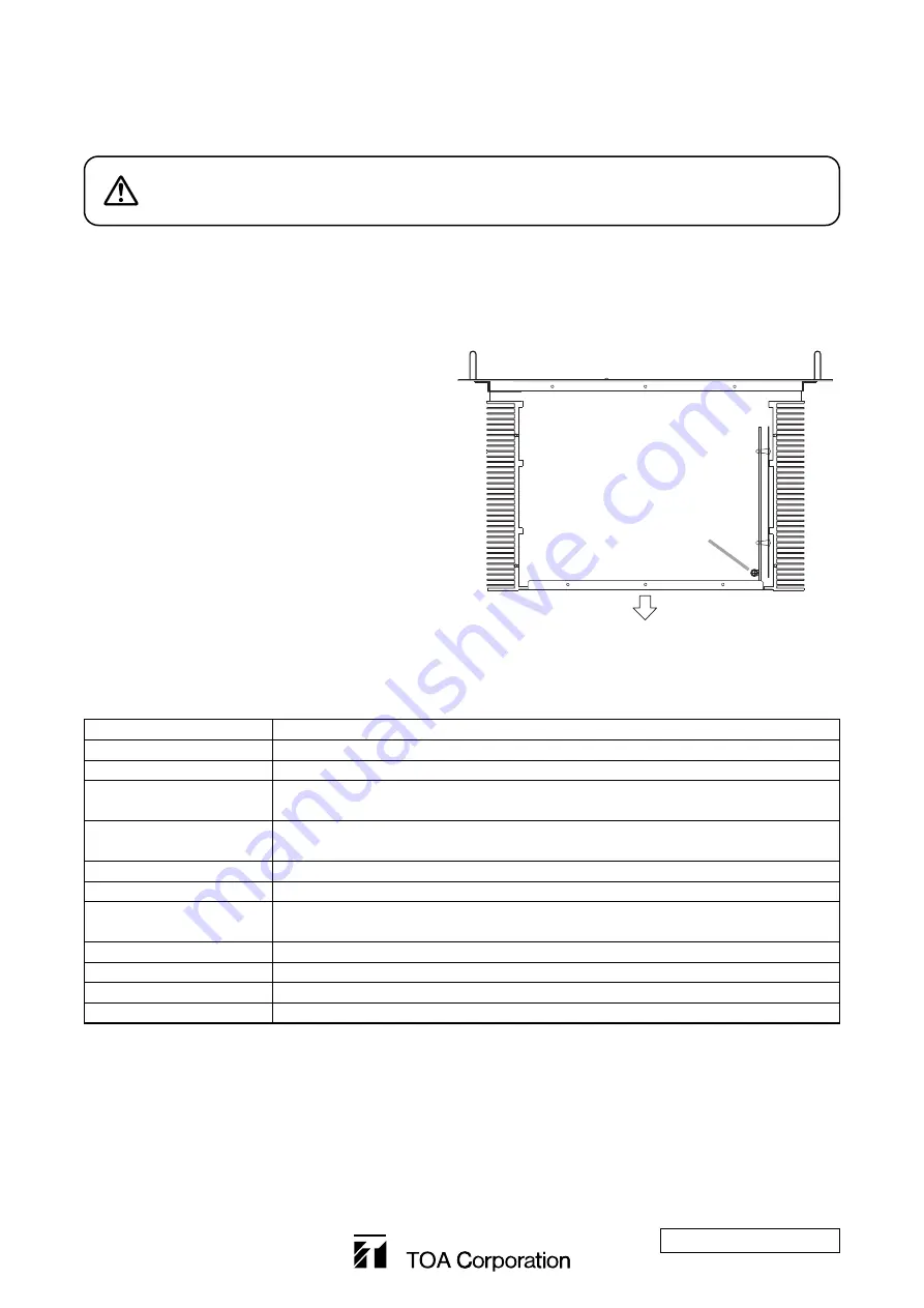 Toa PA-3640VB Operating Instructions Manual Download Page 8