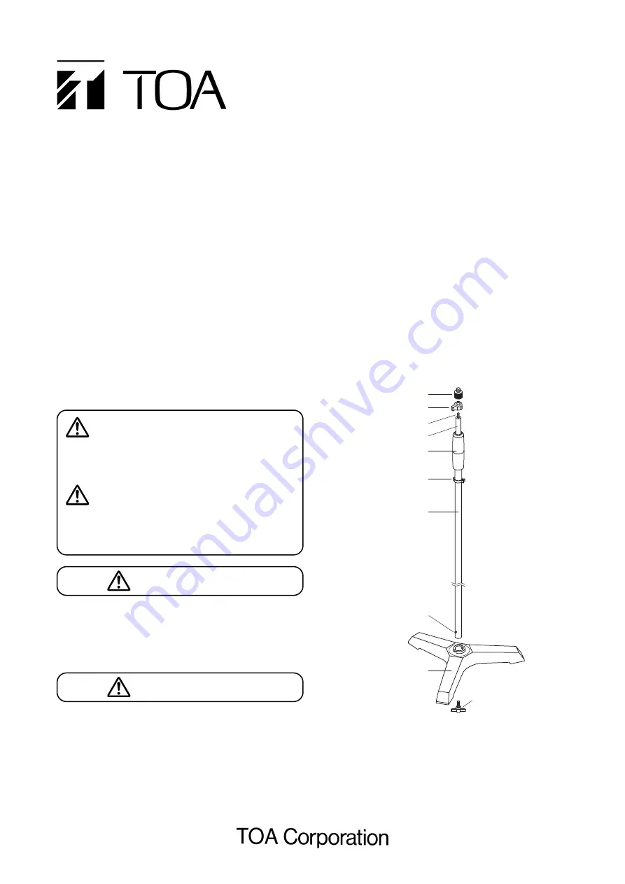 Toa ST-310F Instruction Manual Download Page 1