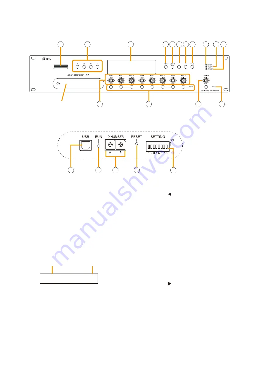 Toa SX-2100AO Installation Manual Download Page 10