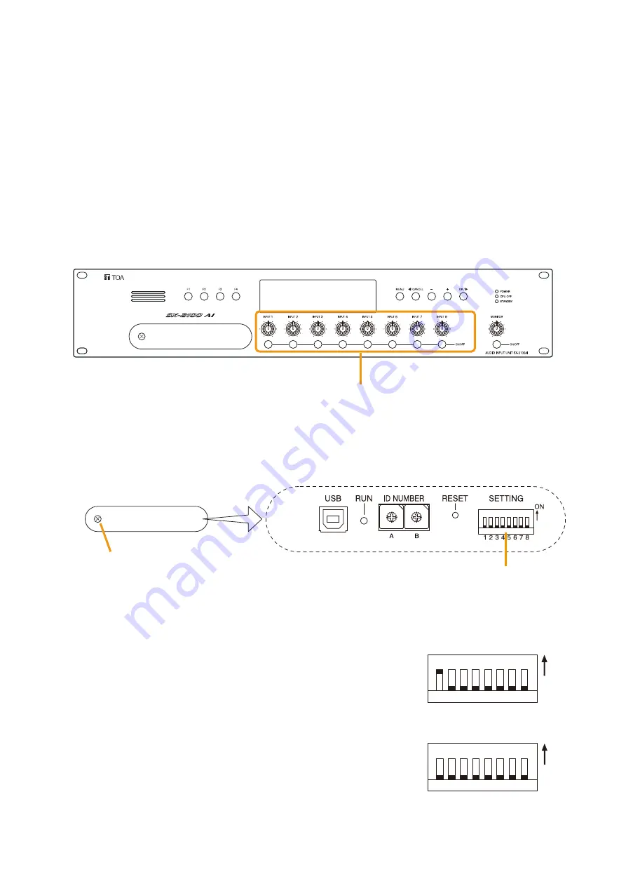 Toa SX-2100AO Installation Manual Download Page 152