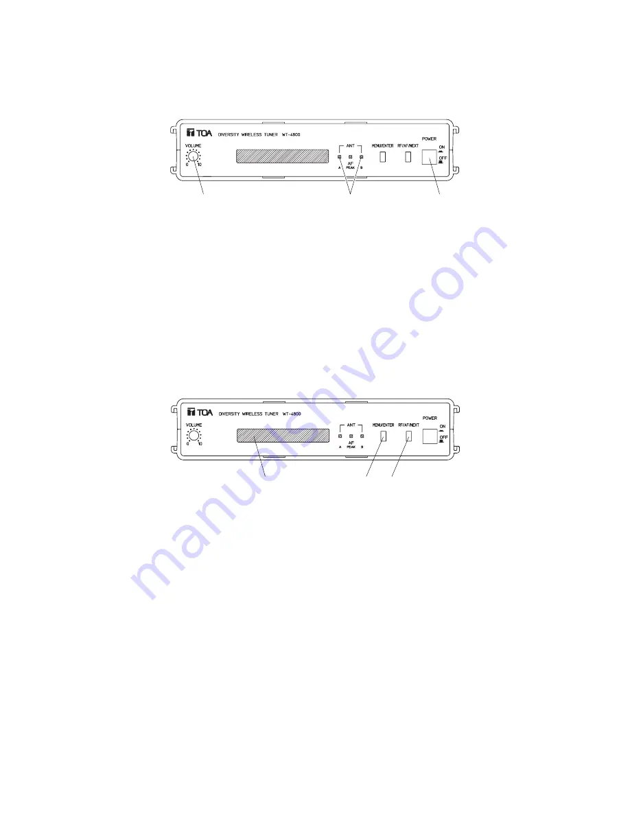 Toa WT-4800 Operating Instructions Manual Download Page 6