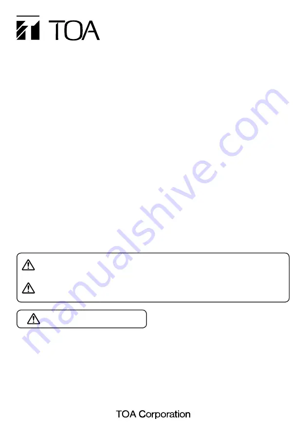 Toa WT-5100 Operating Instructions Manual Download Page 15