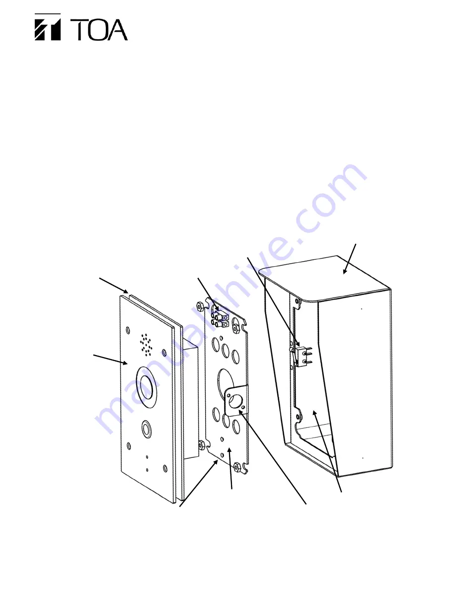 Toa YC-832HSW AM Installation Manual Download Page 1