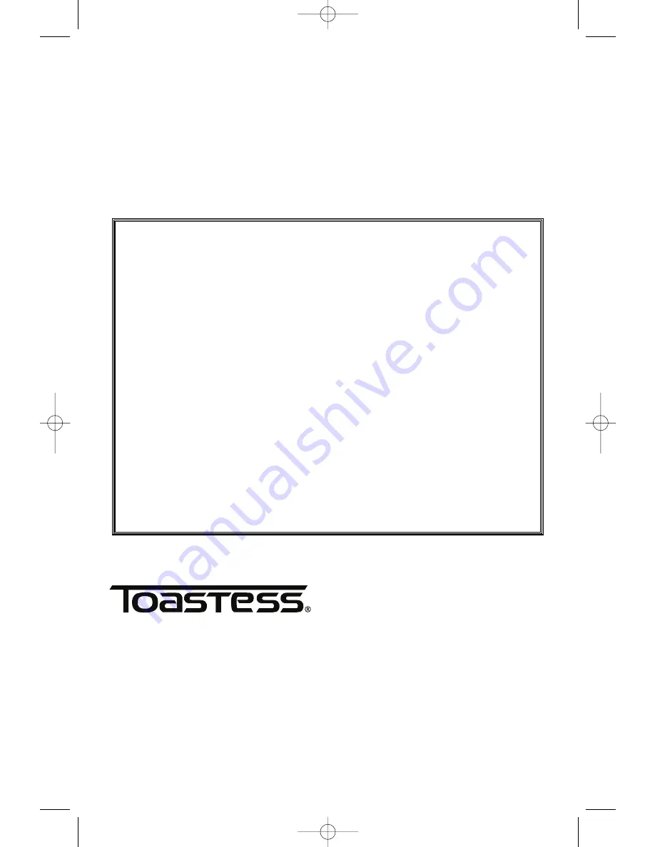 Toastess TFC-1 Instruction Booklet Download Page 6