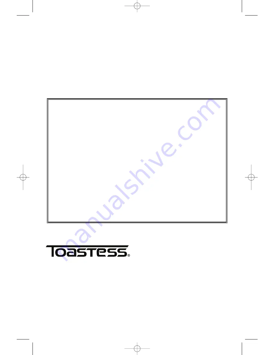 Toastess TFC-326 Instruction Booklet Download Page 6