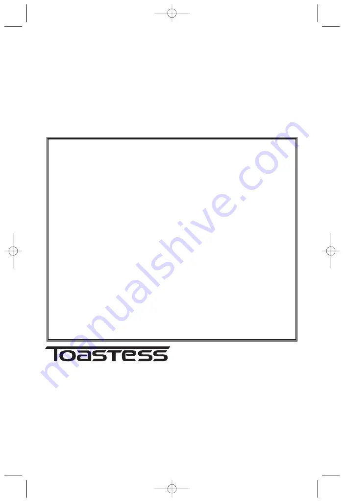 Toastess TO-90S Instruction Booklet Download Page 8