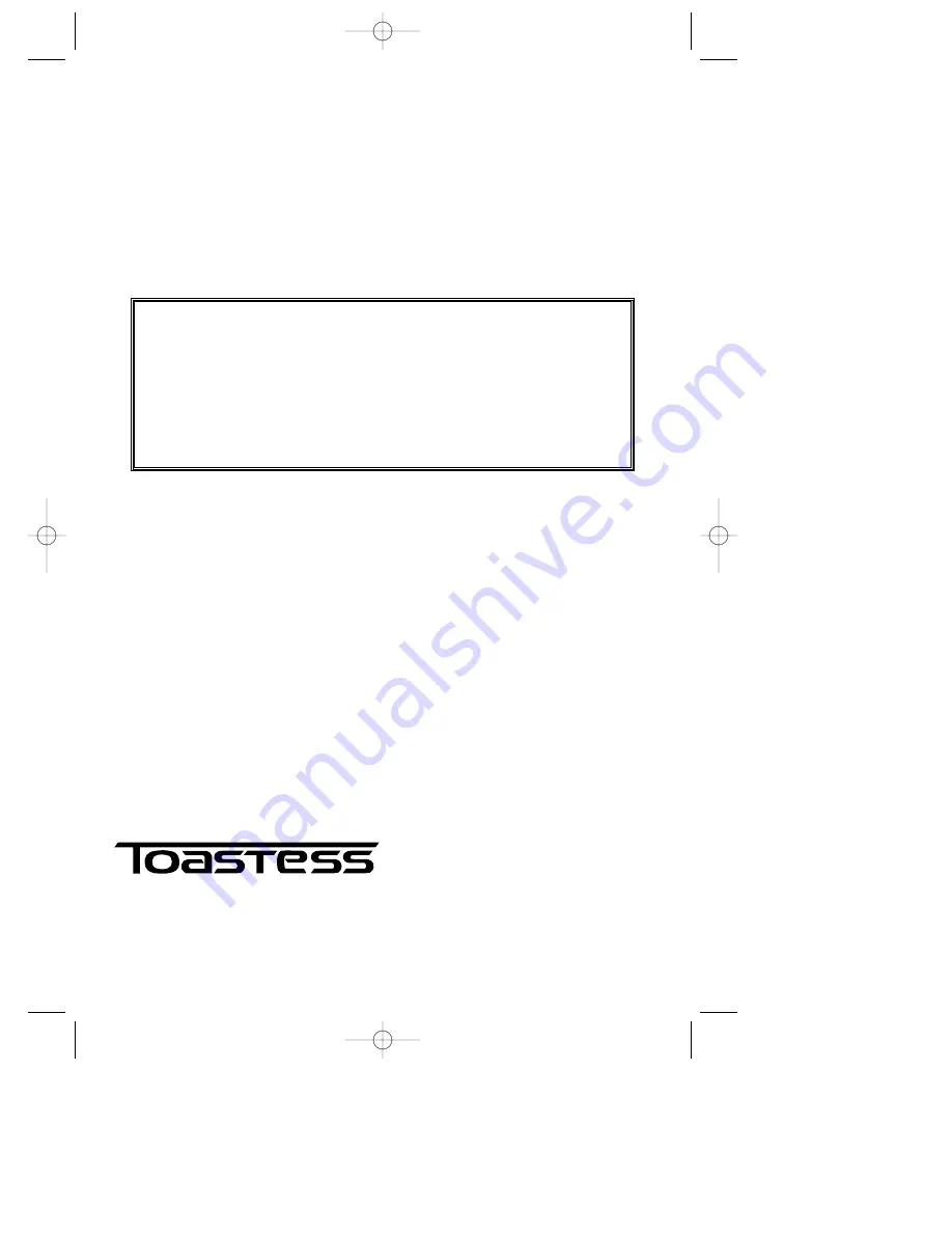 Toastess TWK-60 Instruction Booklet Download Page 26