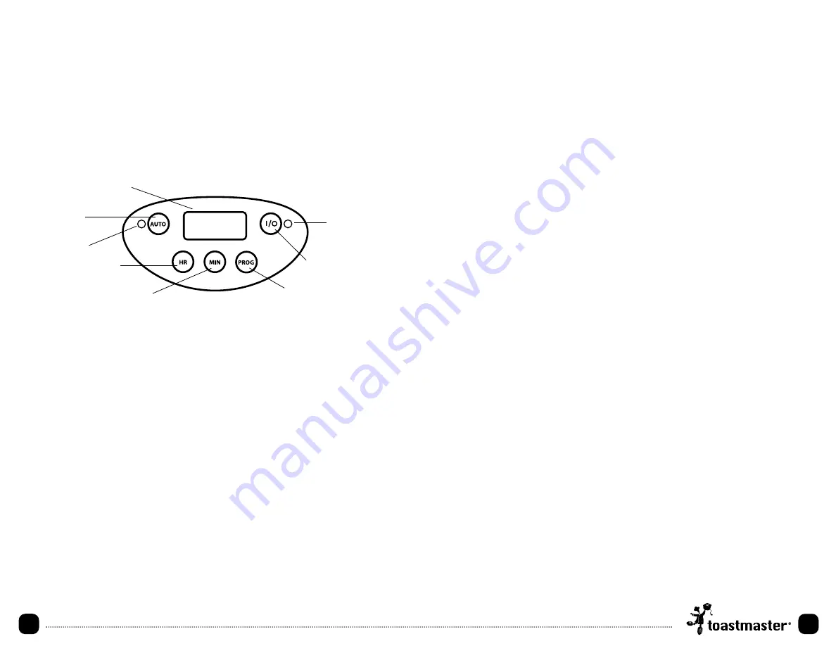 Toastmaster TCM12C Use And Care Manual Download Page 10