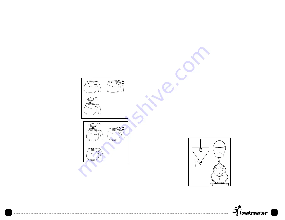 Toastmaster TCM8TD Use And Care Manual Download Page 8