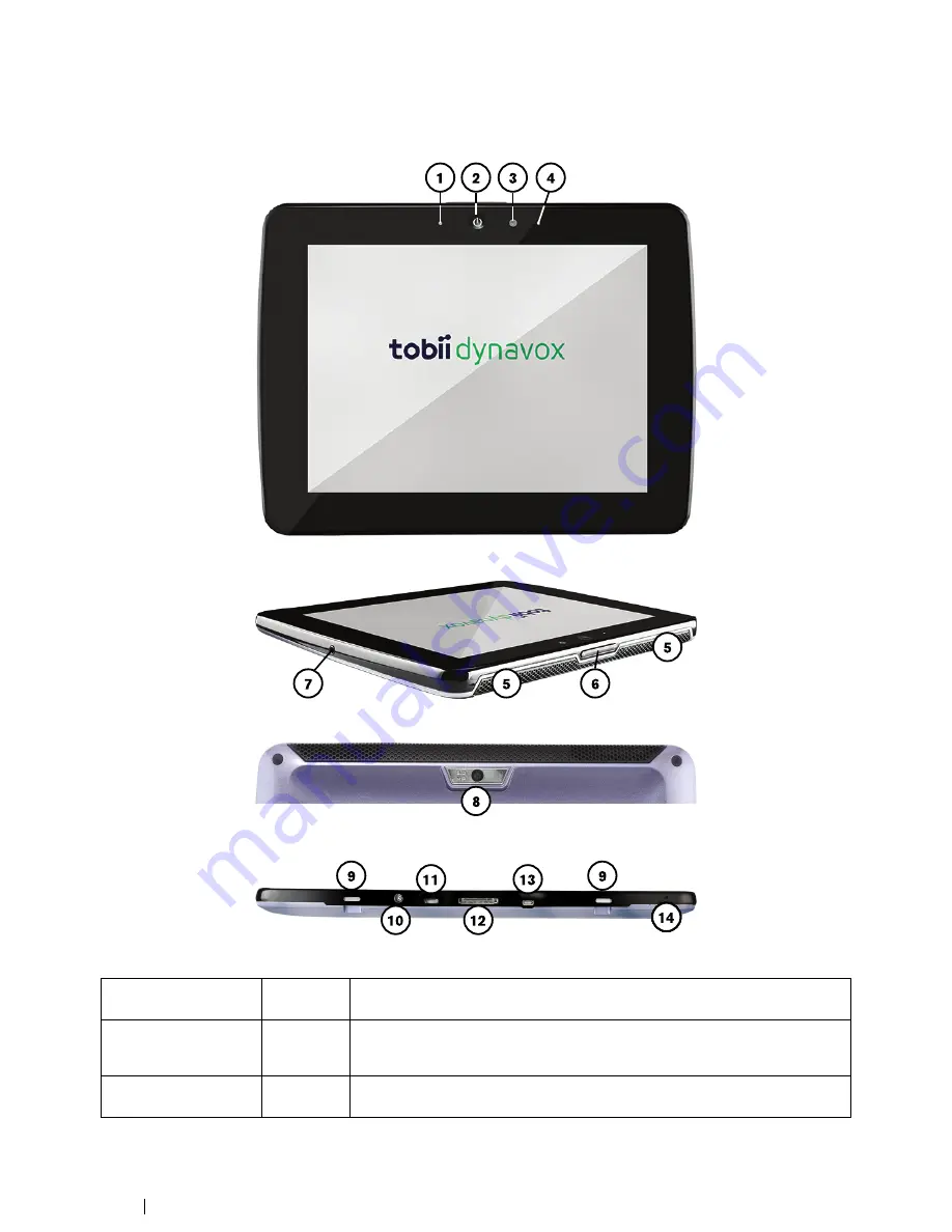 Tobii Dynavox T10+ User Manual Download Page 12