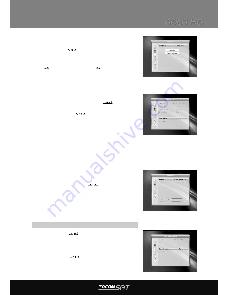 Tocom Sat DVB-S2 HD User Manual Download Page 17