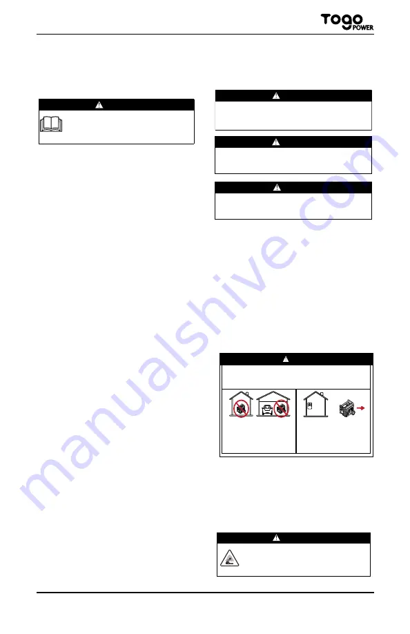 Togo POWER GG8000 Owner'S Manual Download Page 3