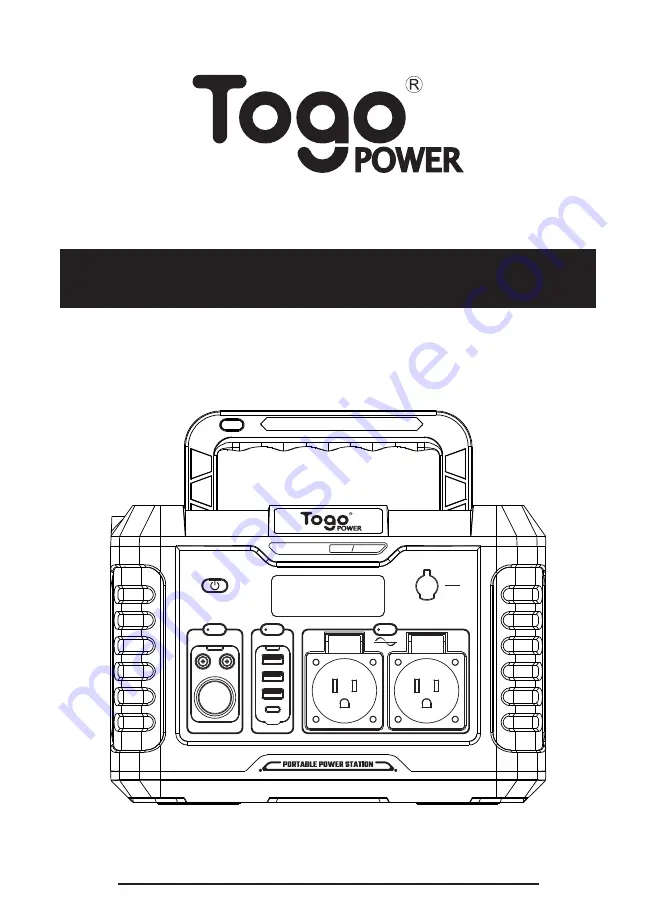 Togo POWER PIONEER 500 Скачать руководство пользователя страница 1