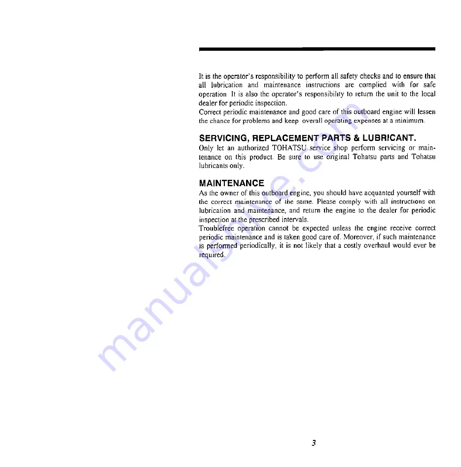 TOHATSU M 40 Owner'S Manual Download Page 6