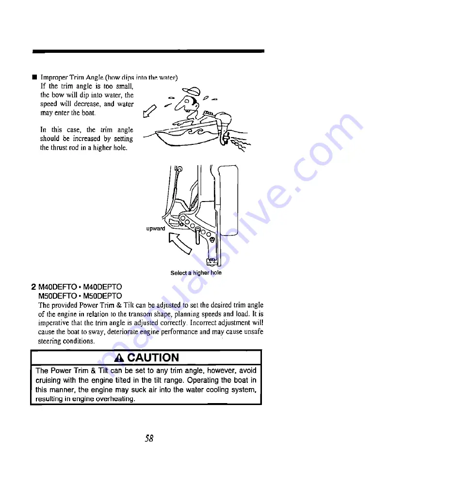 TOHATSU M 40 Owner'S Manual Download Page 61