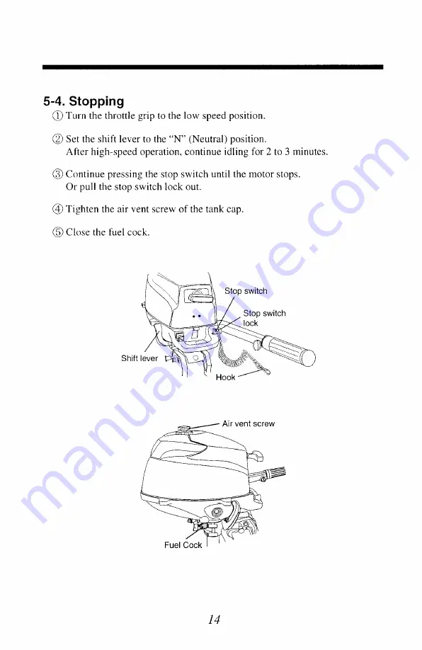 TOHATSU MFS 2 Owner'S Manual Download Page 22