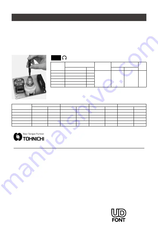 Tohnichi AMLD2CN Operating Instructions Manual Download Page 8