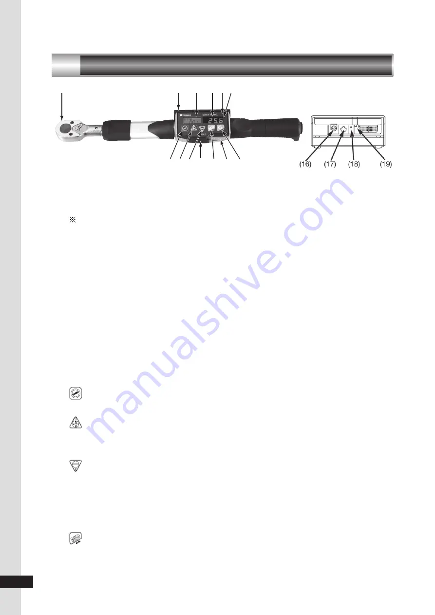 Tohnichi CEM100N3X15D-G Operating Instruction Download Page 8