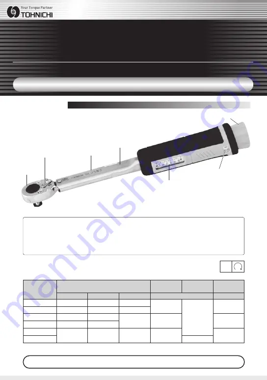 Tohnichi QL2N Скачать руководство пользователя страница 1