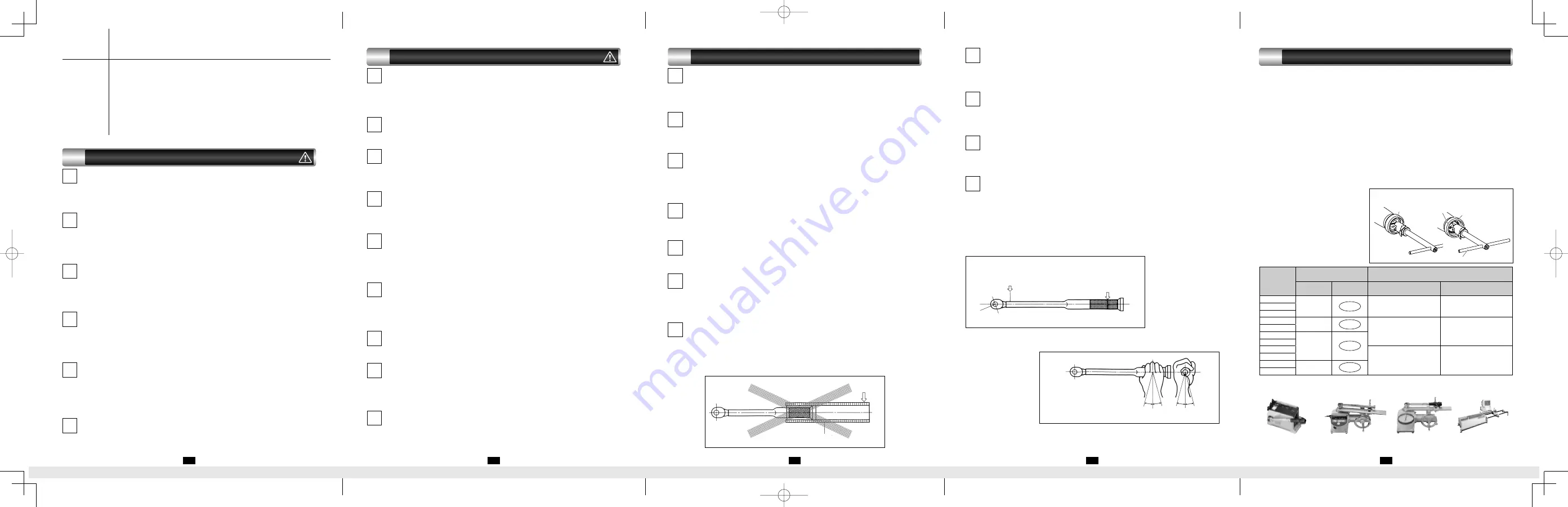 Tohnichi Qrsp Series Operating Instructions Manual Download Page 6