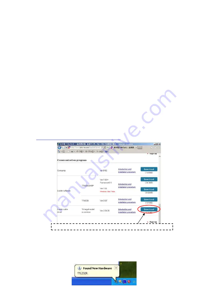 Toho Electronics TTM-210 Series Operation Manual, Communications Download Page 30