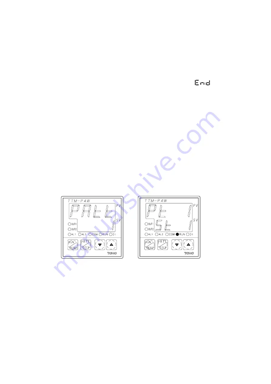 Toho Electronics TTM-P4W Series Instruction Manual Download Page 11