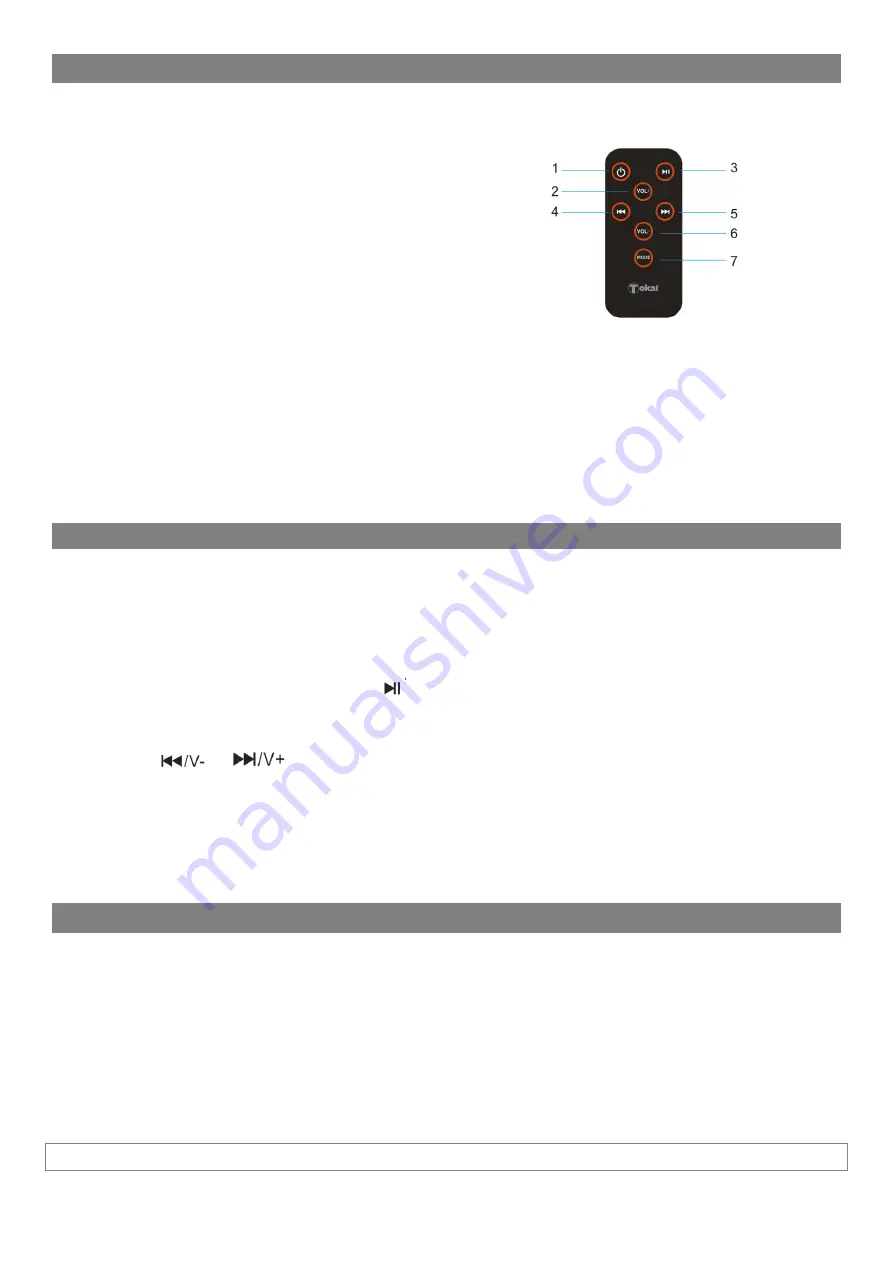 Tokai BT-910A User Manual Download Page 26