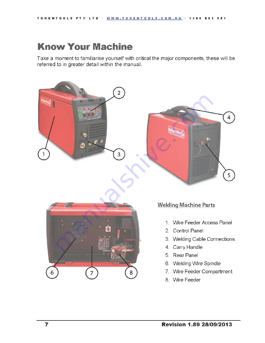 Tokentools MetalMaster 210S Instruction Manual Download Page 8