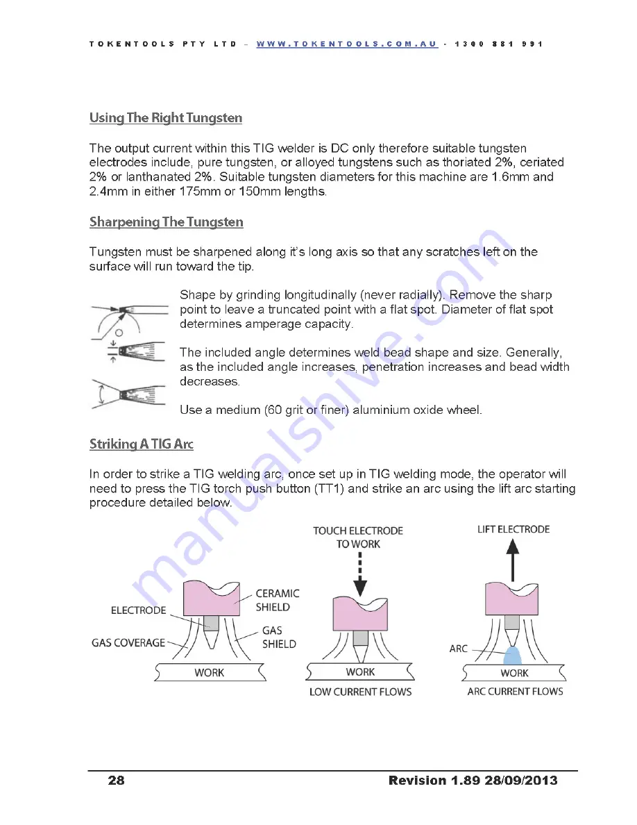 Tokentools MetalMaster 210S Instruction Manual Download Page 29