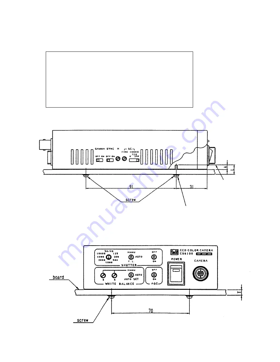 Tokyo electric CS6100P Operation Manual Download Page 5