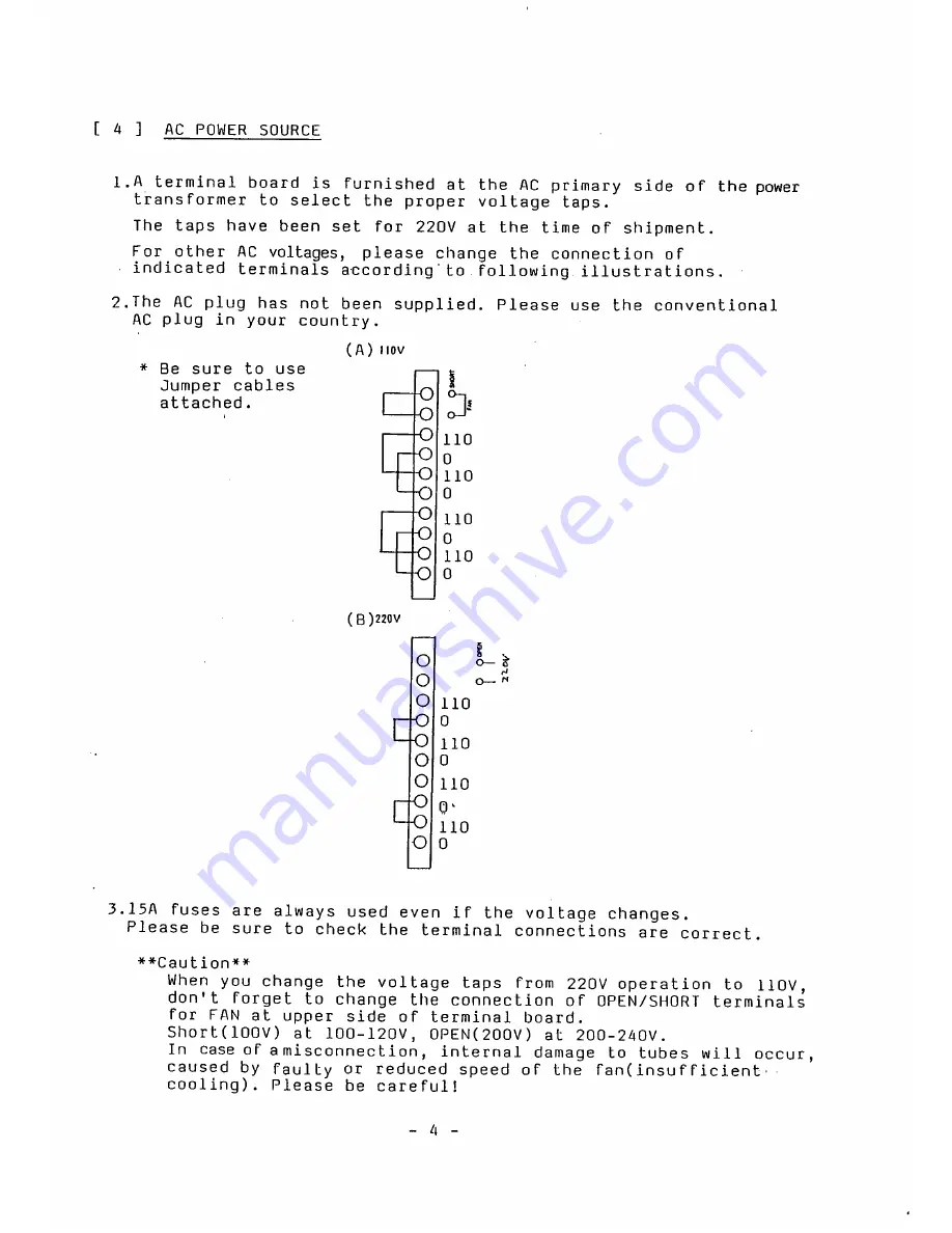 Tokyo Hy-Power HL-2K Instruction Manual Download Page 6