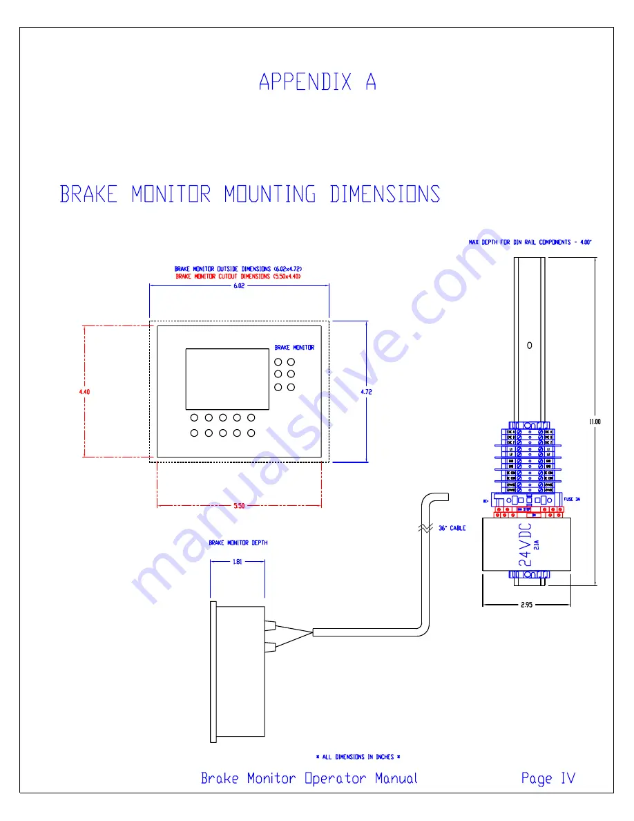 Toledo Brake Monitor Installation And Operation Manual Download Page 29