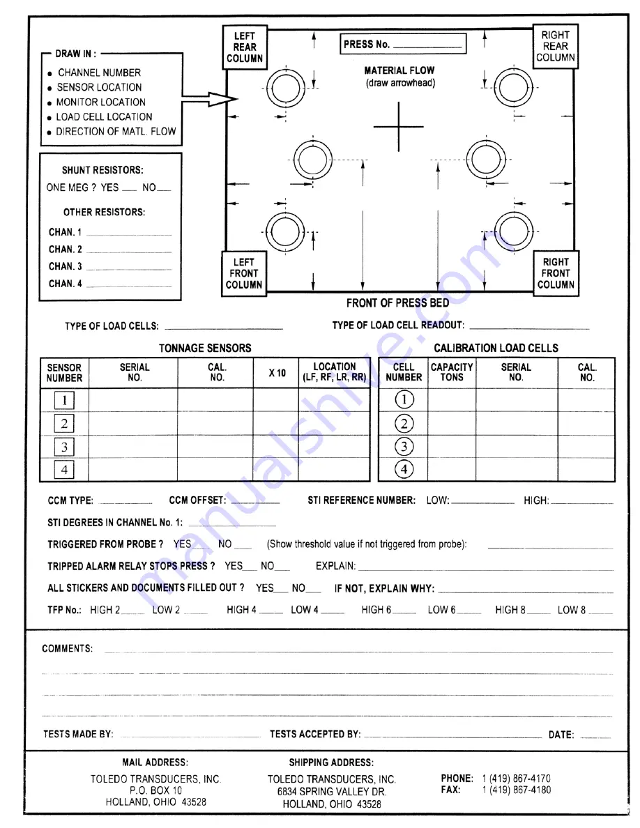 Toledo PWi Forging User Manual Download Page 90