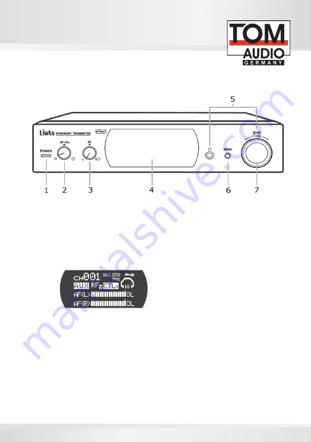 TOM-Audio TG-200 eTour Скачать руководство пользователя страница 9