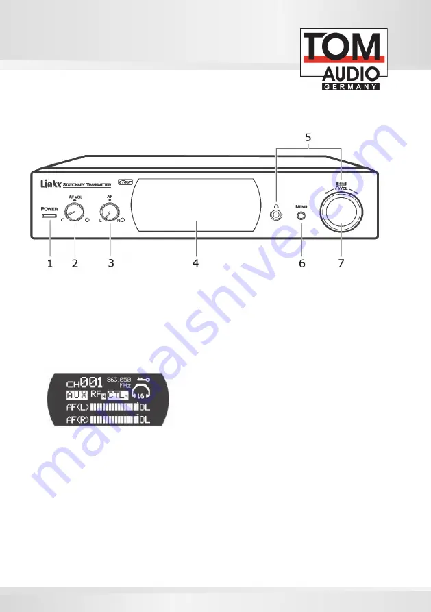 TOM-Audio TG-200 eTour Скачать руководство пользователя страница 38