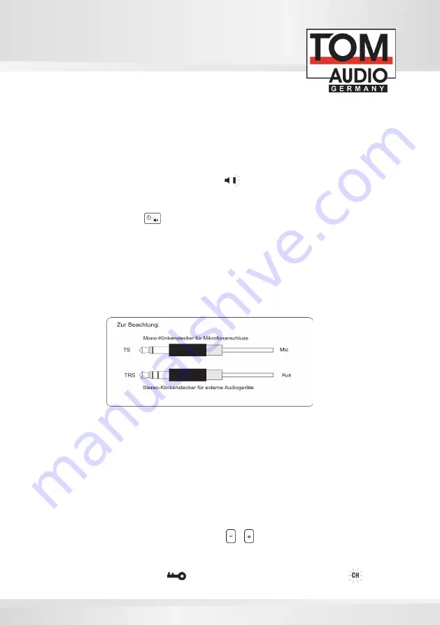 TOM-Audio TG-200 eTour User Manual Download Page 42