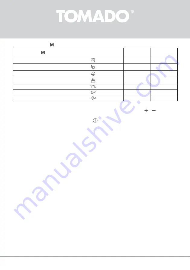 tomado TAF3201B Instruction Manual Download Page 39