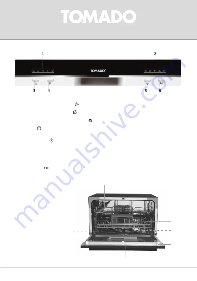 tomado TDW5501W Instruction Manual Download Page 11