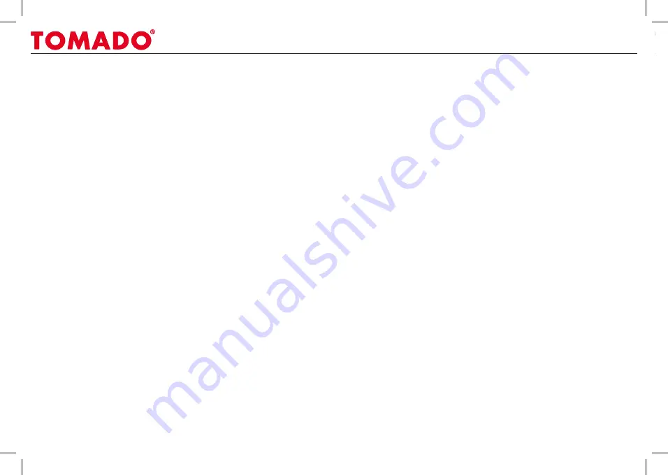 tomado TM-2410 Instruction Manual Download Page 4