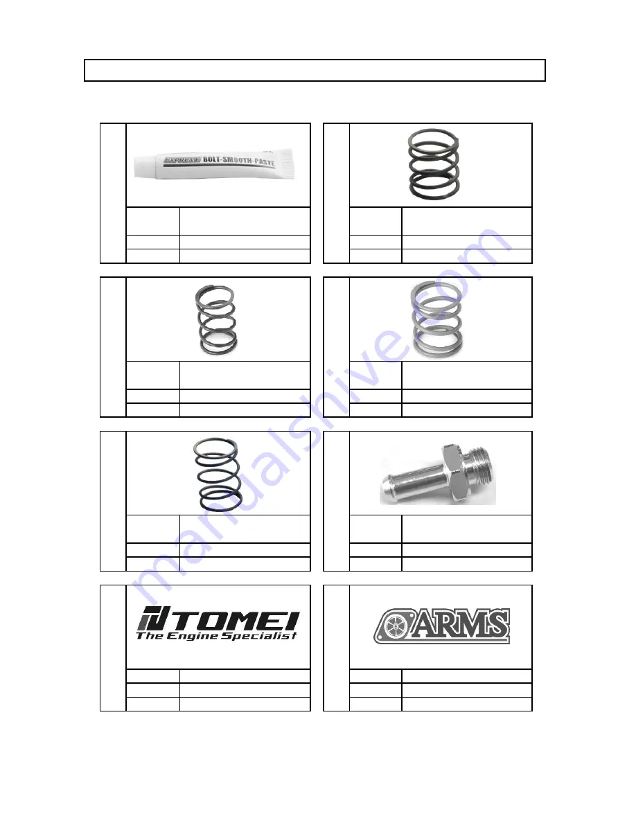 Tomei ARMS MX8265 RB25DET Скачать руководство пользователя страница 29