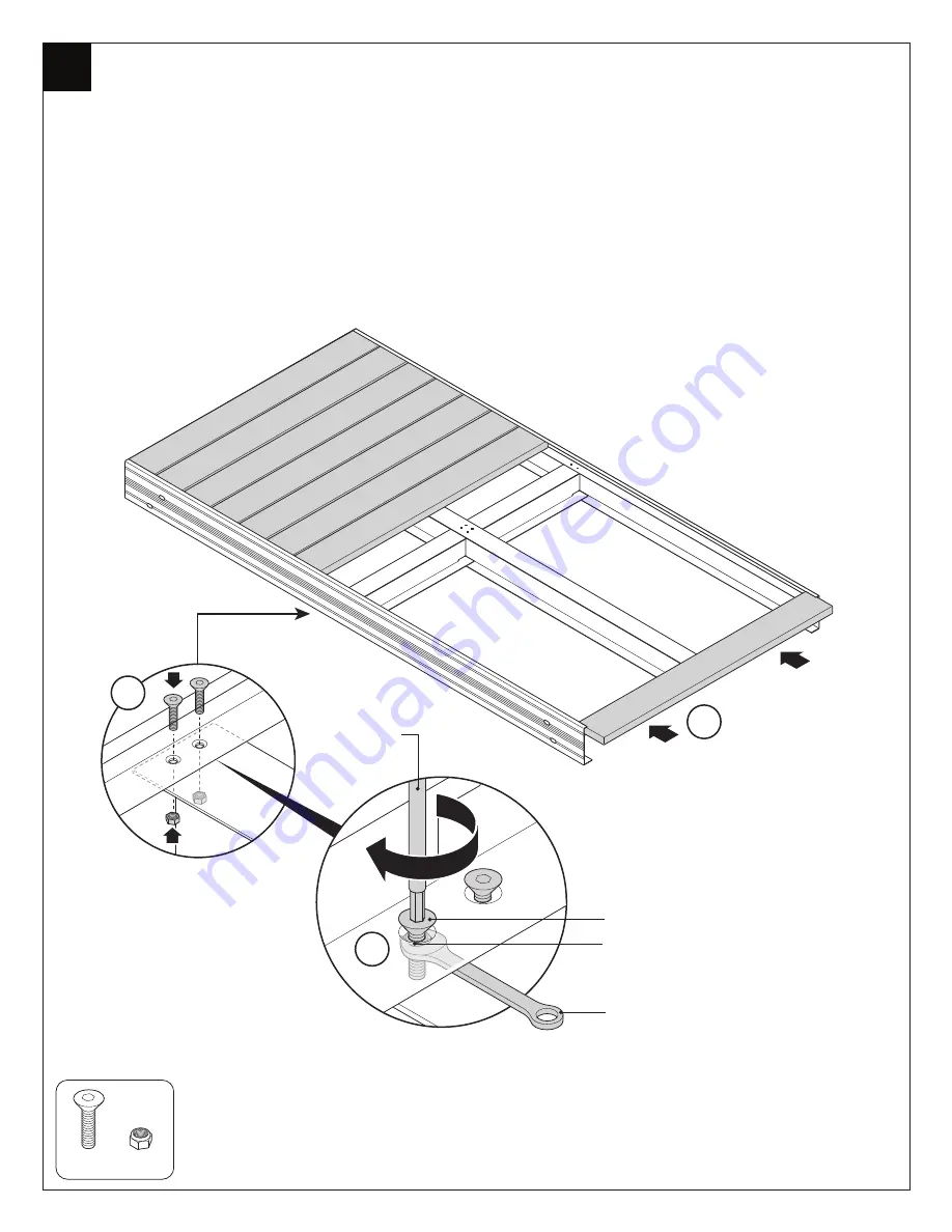 Tommy Docks Aluminum Dock Frame Assembly Instructions Manual Download Page 8