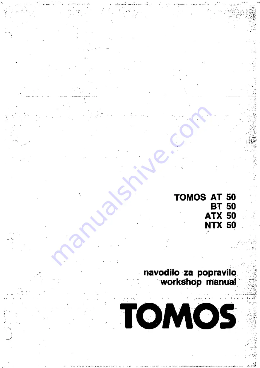 Tomos AT 50 Workshop Manual Download Page 1