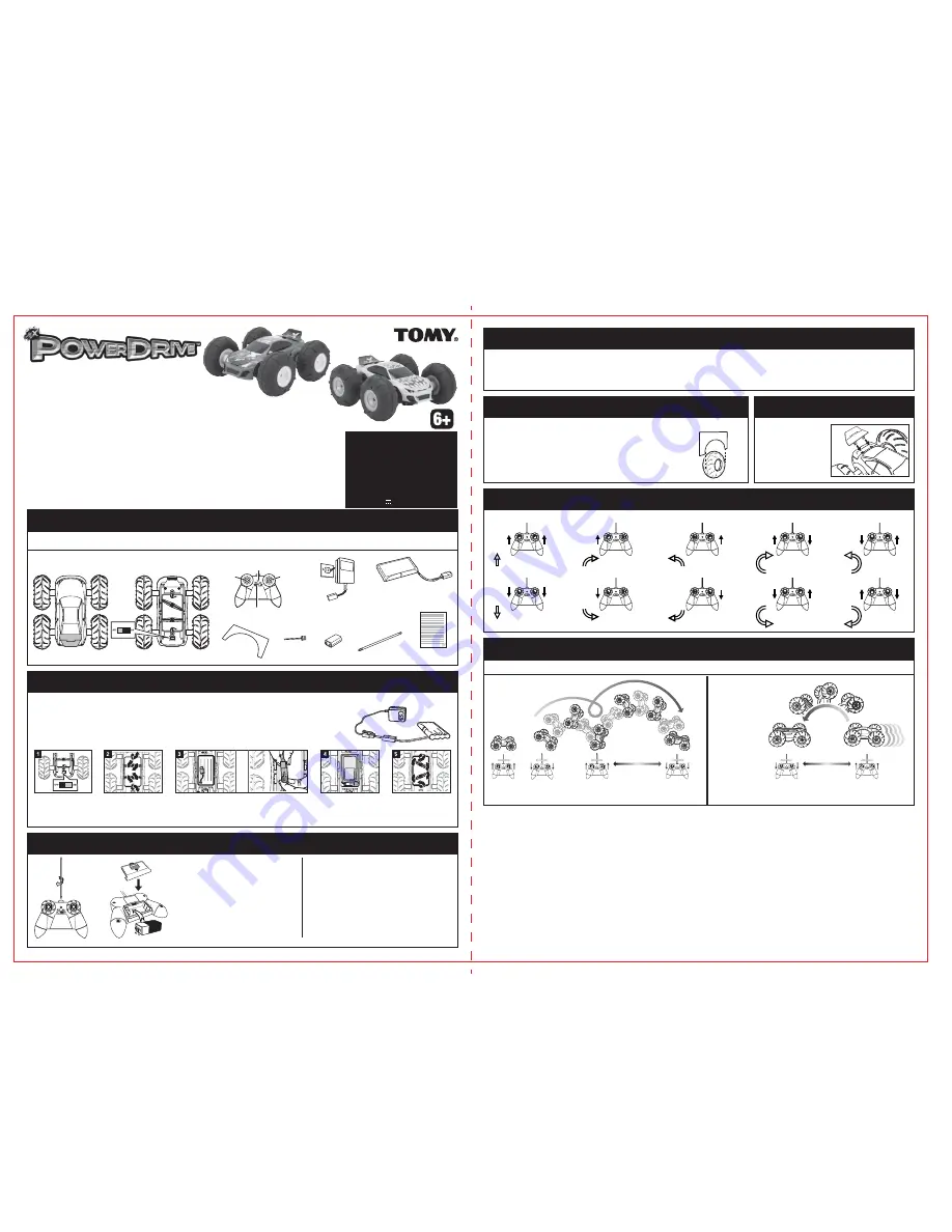 Tomy Power Drive Скачать руководство пользователя страница 1