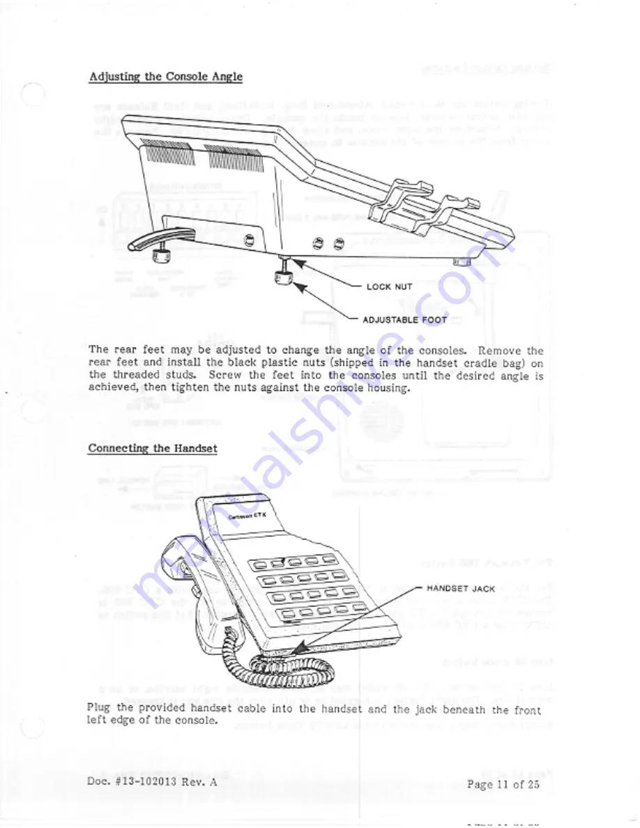 Tone Commander Centracom CTX Installation Instructions Manual Download Page 11