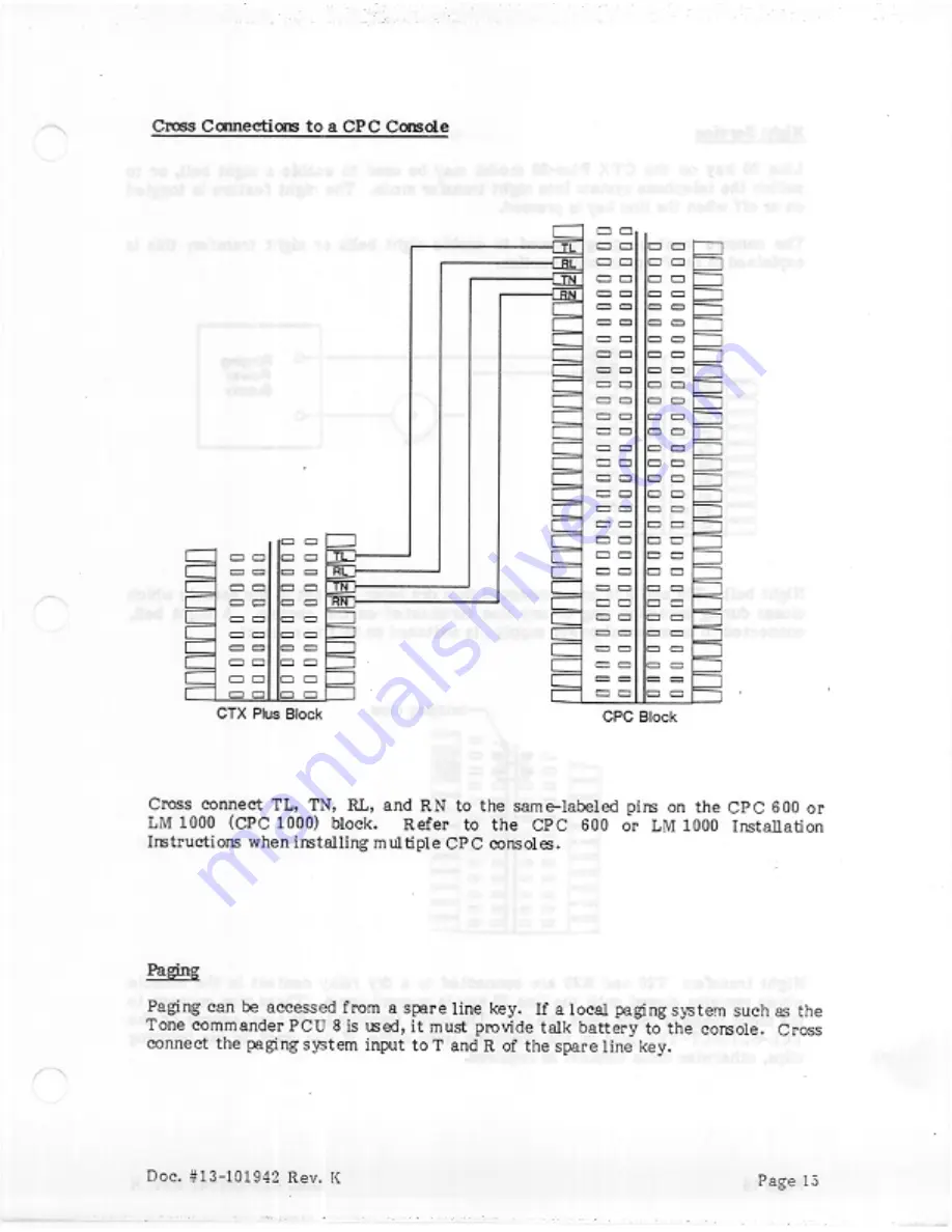 Tone Commander Centracom CTX Installation Instructions Manual Download Page 41