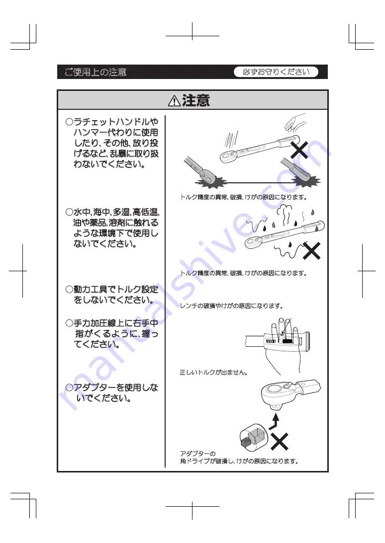 Tone T2M13 Instruction Manual Download Page 6