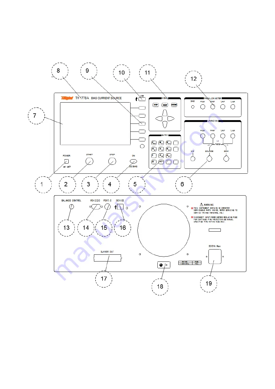 Tonghui Electronics TH1778A Operation Manual Download Page 8