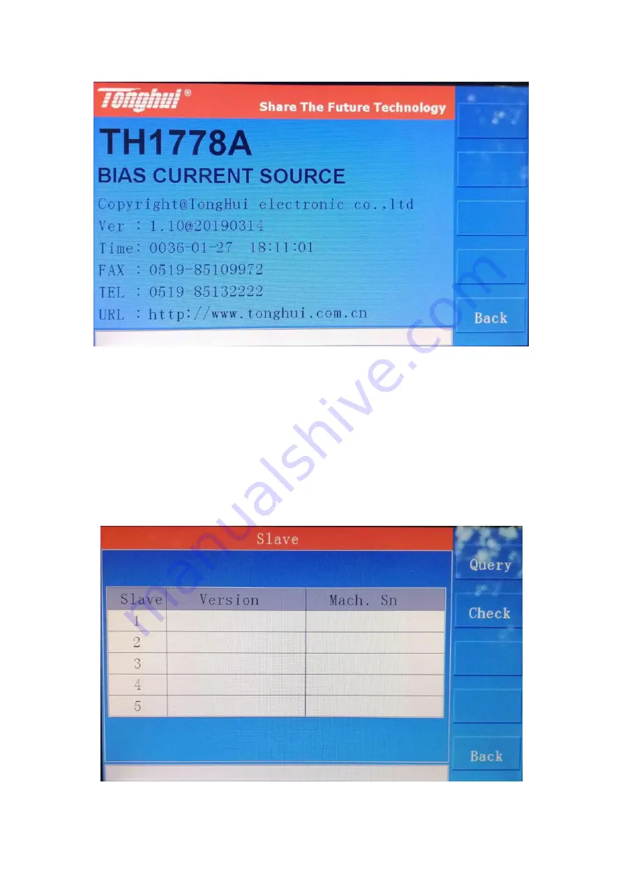 Tonghui Electronics TH1778A Operation Manual Download Page 17