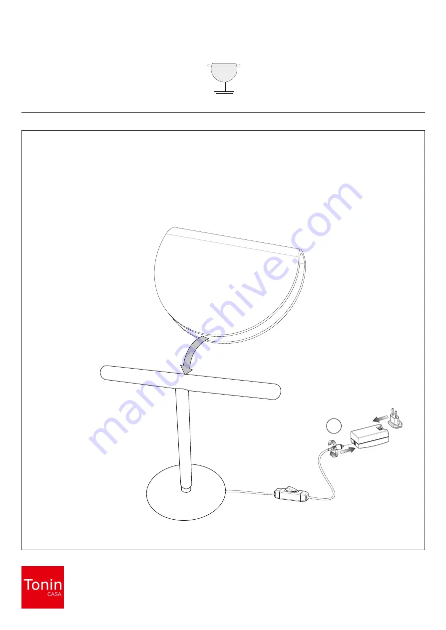 TONIN CASA Dali 9116 A Assembly Instructions Download Page 1