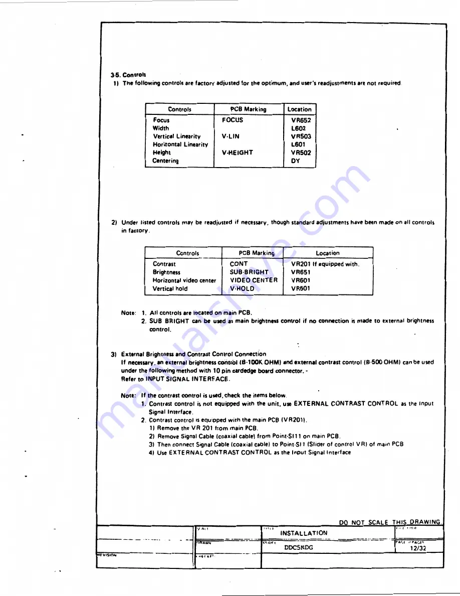 TONO THETA 5000E Service Manual Download Page 60